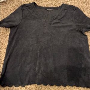 Express Women’s Suede Top Size Large